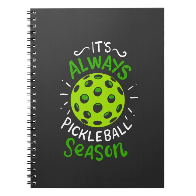 Cuaderno Pickleball - Temporada de Pickleball (Frente)