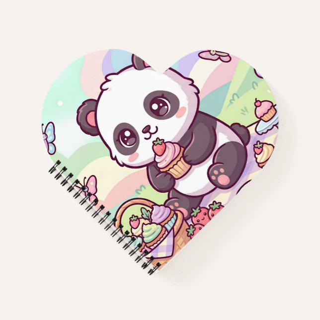 Cuaderno Pícnic de Panda Pequeño (Anverso)