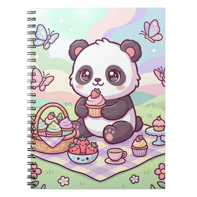 Cuaderno Pícnic de Panda Pequeño (Frente)