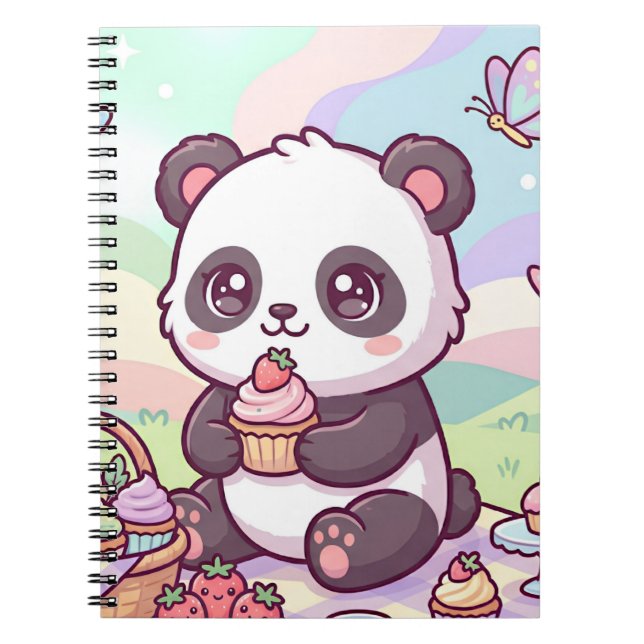 Cuaderno Pícnic de Panda Pequeño (Frente)