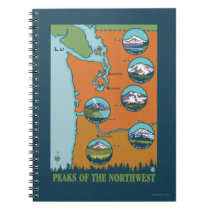 Cuaderno Picos del noroeste - 5 diversas montañas