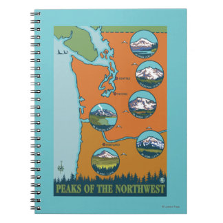 Cuaderno Picos del noroeste - 5 montañas diferentes