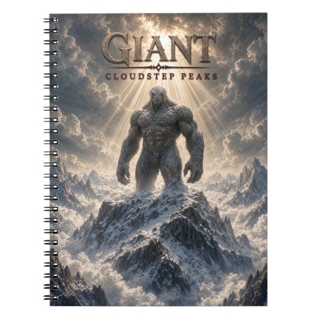 Cuaderno Picos Gigantes de Cloudstep Cine Oscuro (Frente)
