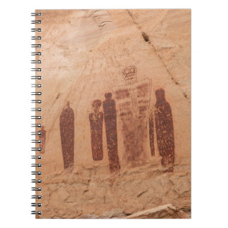 Cuaderno Pictograma de arte rock en la gran galería