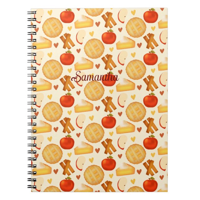 Cuaderno Pie De Apple E Ingredientes Antiguos (Frente)