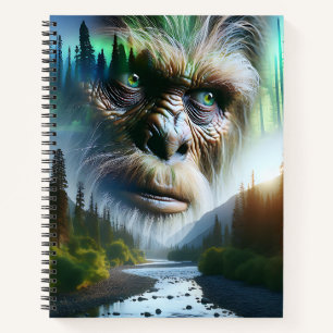 Cuaderno Pie grande, montañas, río y bosque