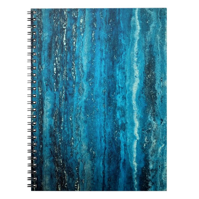 Cuaderno Piedra de mármol azul (Frente)