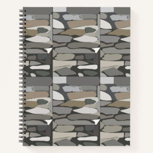 Cuaderno Piedra de roca gris