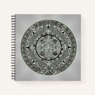 Cuaderno Piedra del Sol Azteca Mexicana Calendario Maya 1