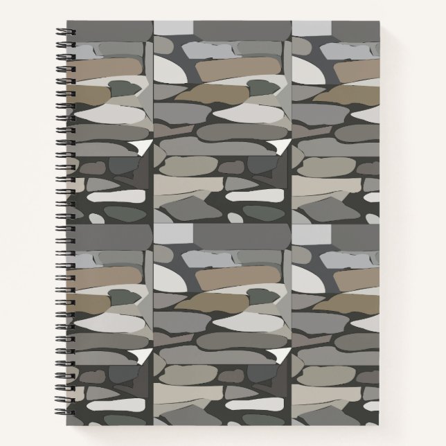Cuaderno Piedra Gris Roca  (Anverso)