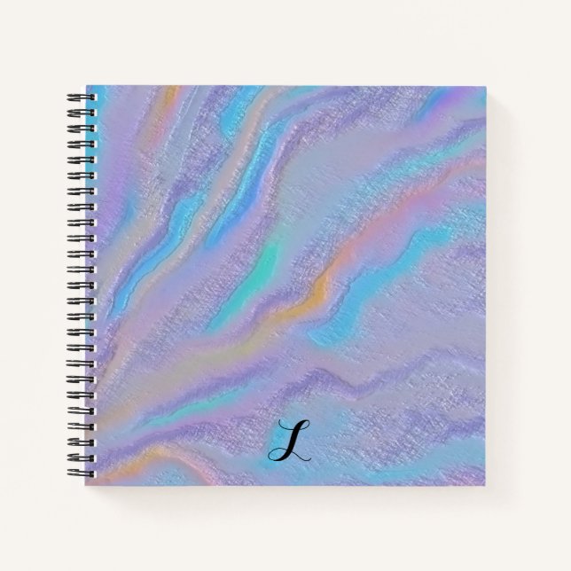 Cuaderno Piedra iridiscente mezmerizante (Anverso)