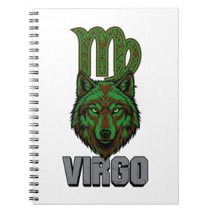 Cuaderno Piedra Mística Estética Texturizada Zodiaco Virgo