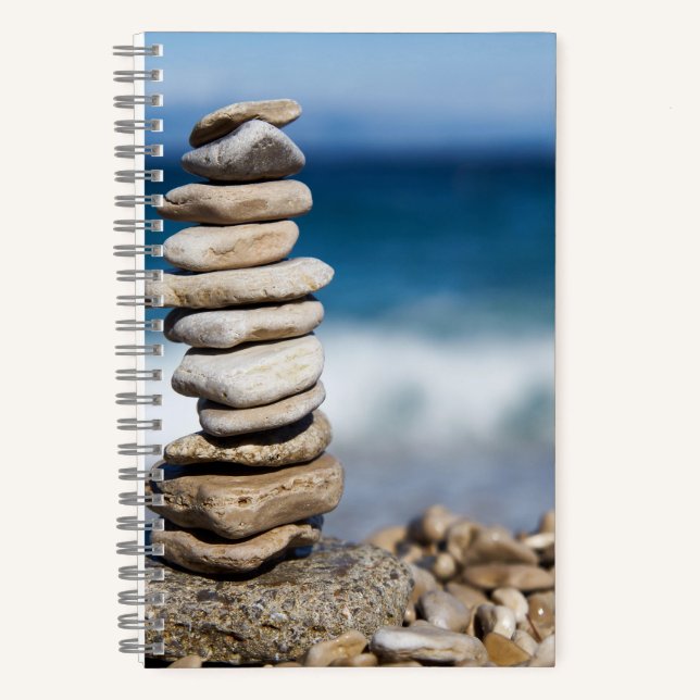 Cuaderno Piedra, roca, equilibrio (Anverso)