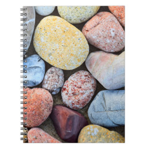 Cuaderno Piedras amarillas y grises marrones