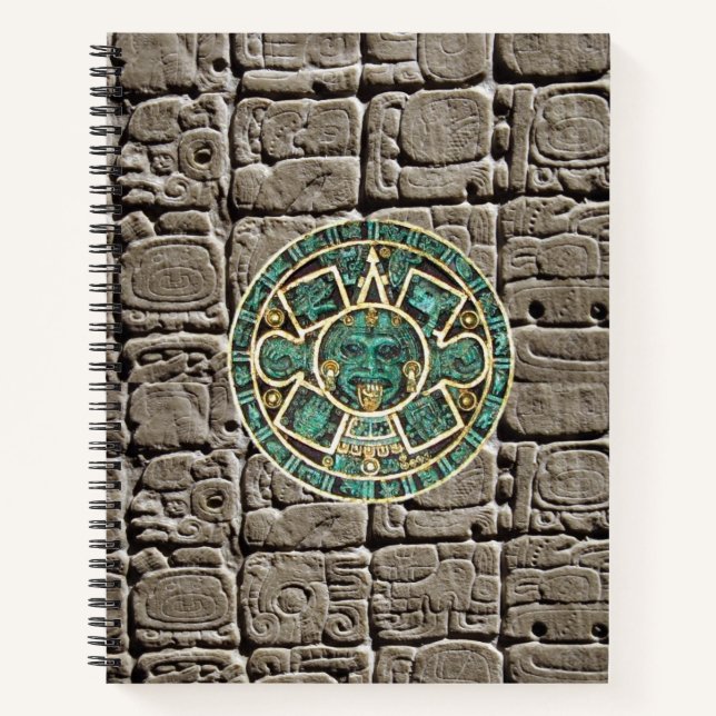 Cuaderno Piedras aztecas para portátiles espirales (Anverso)
