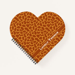 Cuaderno Piel animal de jirafa