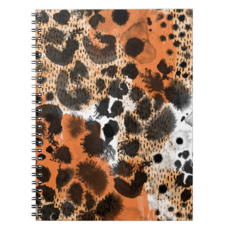Cuaderno Piel animal: patrón de leopardo creativo.