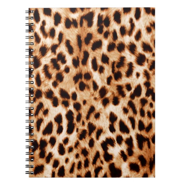 Cuaderno Piel Animal: Patrón de manchas acuáticas. (Frente)