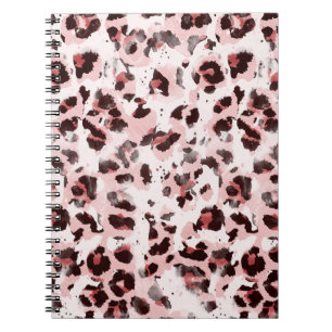 Cuaderno Piel de animales leopardo: Elegancia de tinte de t