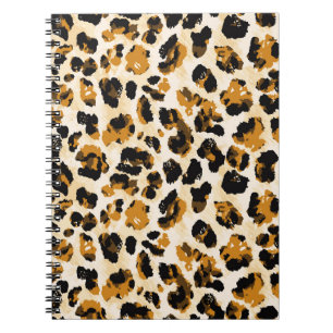 Cuaderno Piel de leopardo acuático, gradiente de tintes.