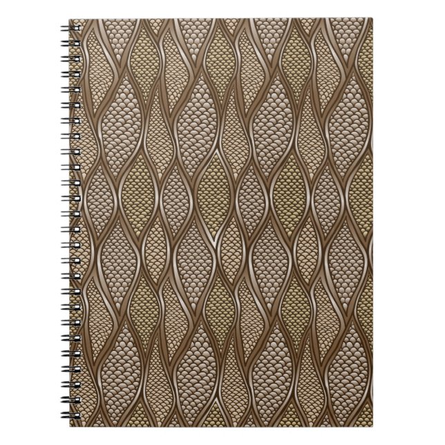 Cuaderno Piel de serpiente estilizada (Frente)