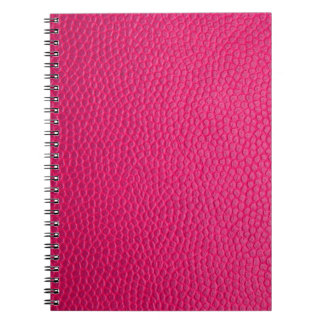 Cuaderno Piel de textura de cuero rosa