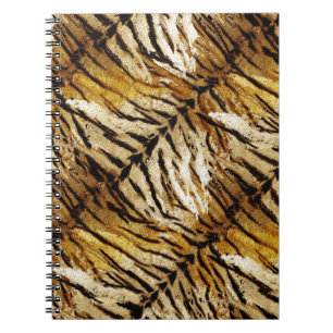 Cuaderno Piel de tigre, elegante, tigre, rayado, huella ani