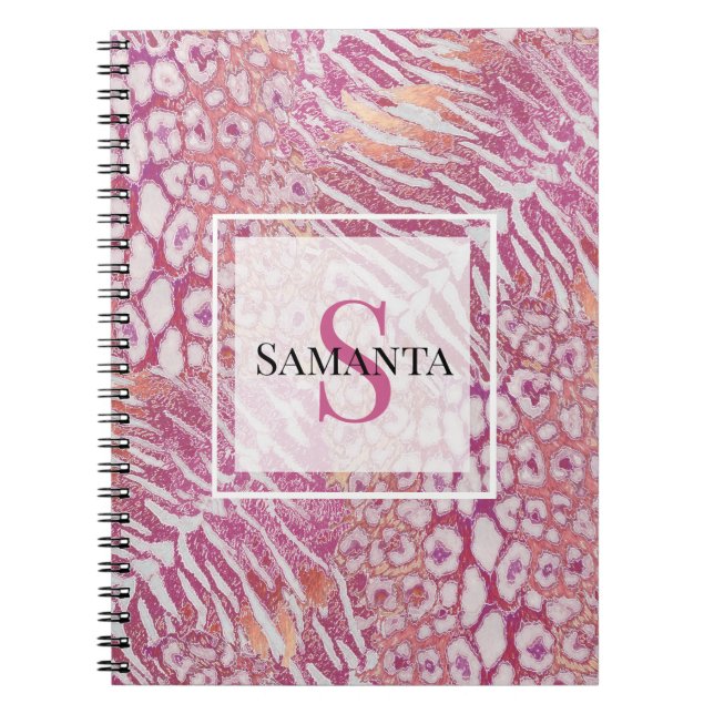 Cuaderno Piel de tigre leopardo (Frente)