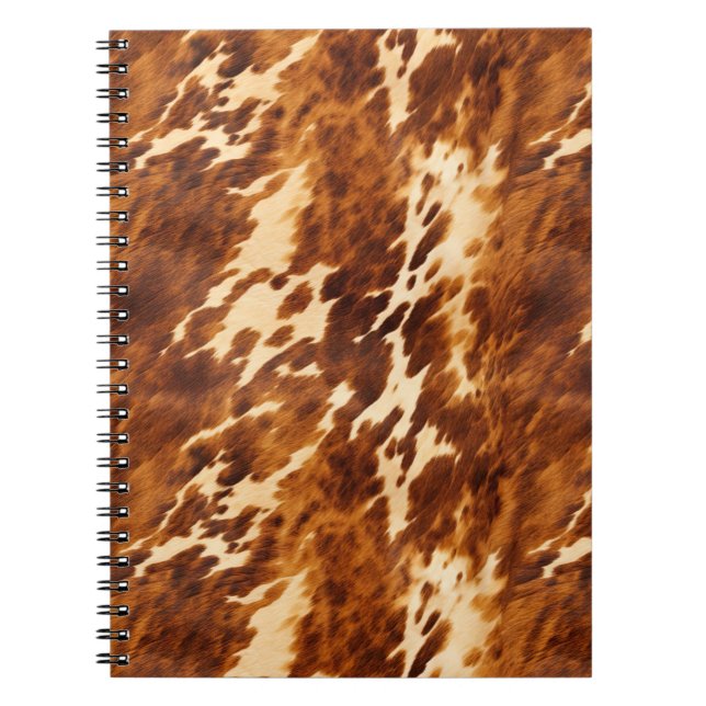 Cuaderno Piel de vaca marrón (Frente)