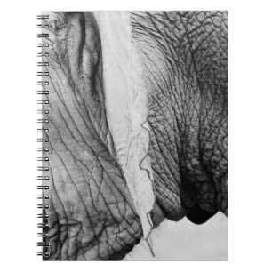 Cuaderno Piel elefante de animales salvajes