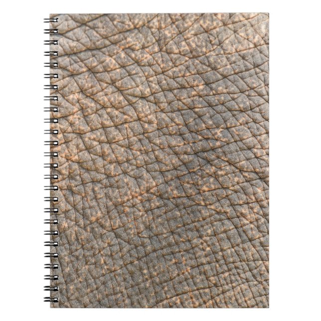 Cuaderno Piel elefante: fondo de textura abstracta (Frente)