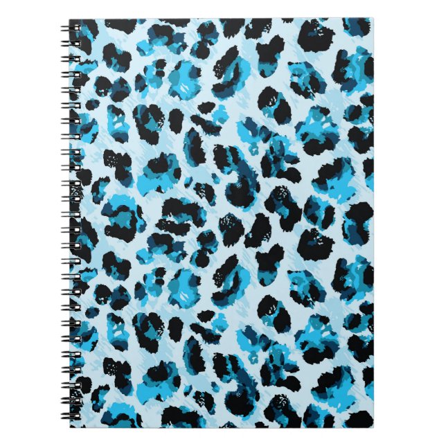 Cuaderno Piel leopardo Cheetah: tinte vinícola acuarela (Frente)