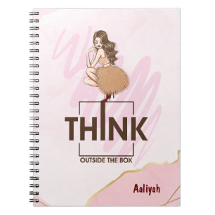 Cuaderno Piensa fuera de la caja mujer Lady Boss