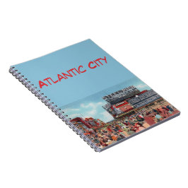 Cuaderno Pier de acero - portátil de la ciudad atlántica