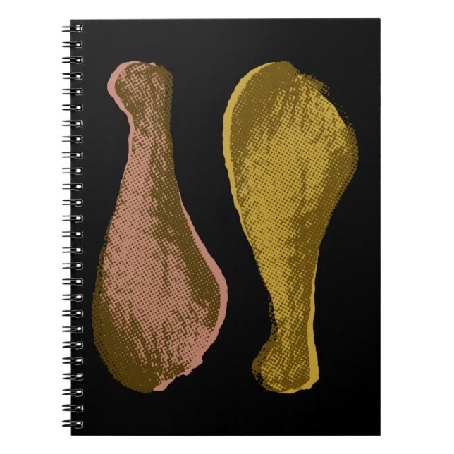 Cuaderno Piernas de pollo frito (Frente)