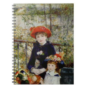 Cuaderno Pierre A Renoir   Dos hermanas o en la terraza