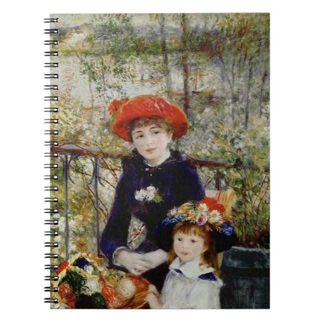 Cuaderno Pierre A Renoir | Dos hermanas o en la terraza (Frente)