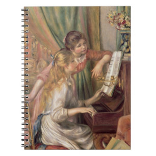 Cuaderno Pierre A Renoir   Jóvenes Chicas en el piano