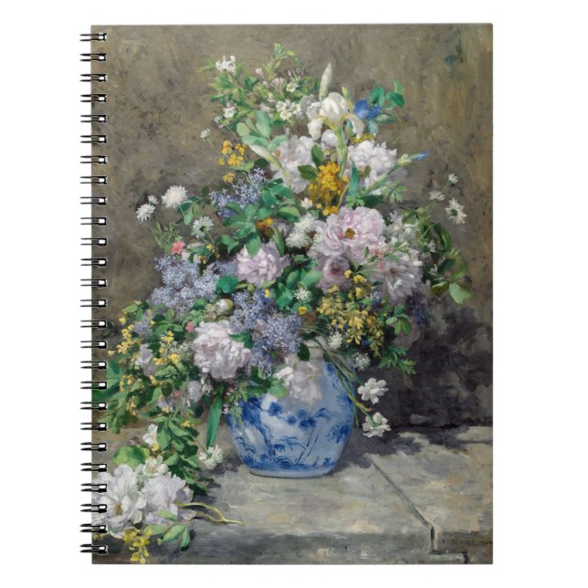 Cuaderno Pierre-Auguste Renoir - Bouquet de primavera (Frente)