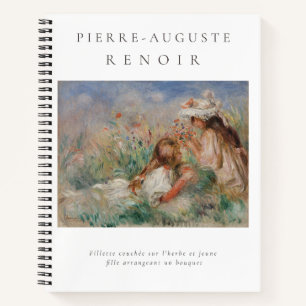 Cuaderno Pierre-Auguste Renoir. Chicas en la hierba 1890