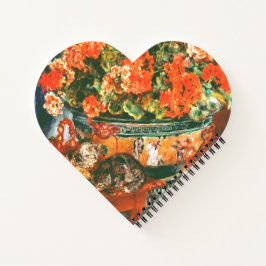 Cuaderno Pierre-Auguste Renoir Geraniums And Cats