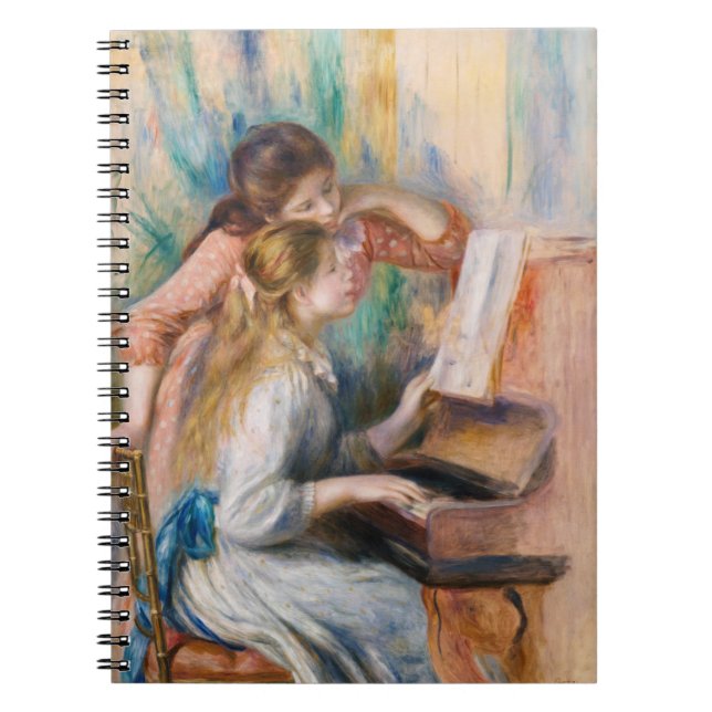 Cuaderno Pierre Auguste Renoir - Jóvenes Chicas en el Piano (Frente)