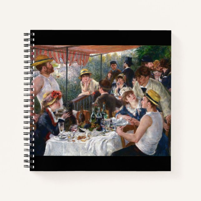 Cuaderno Pierre-Auguste Renoir - Luncheon del Fiesta de Boa (Anverso)