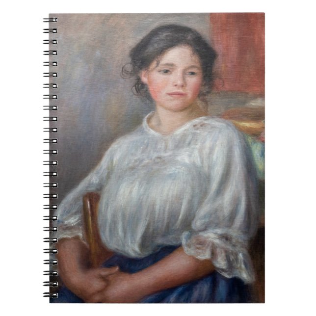 Cuaderno Pierre-Auguste Renoir - Mujer joven sentada (Frente)