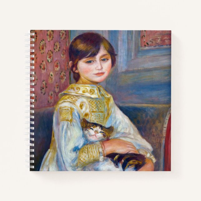 Cuaderno Pierre-Auguste Renoir - Niño con gato (Anverso)