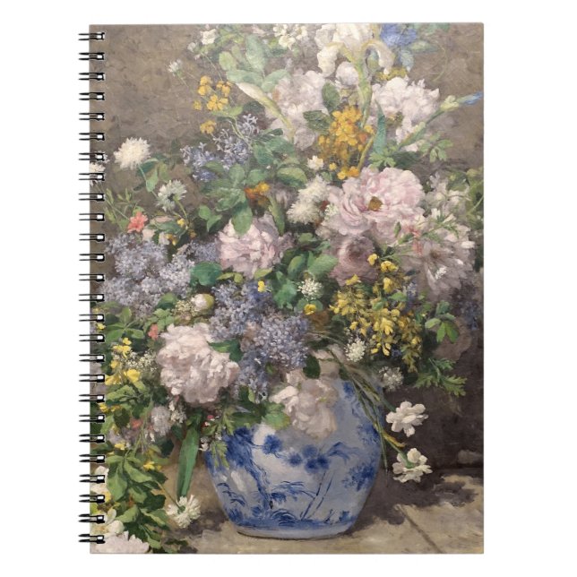 Cuaderno Pierre-Auguste Renoir Spring Bouquet (Frente)