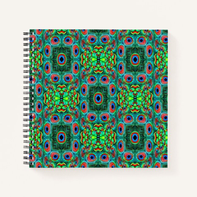 Cuaderno Pies de pavo real Galore... (Anverso)