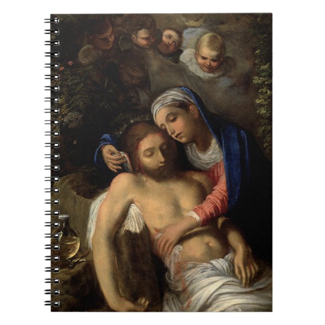 Cuaderno Pietà (María y Jesús) (por Adam Elsheimer) (Frente)