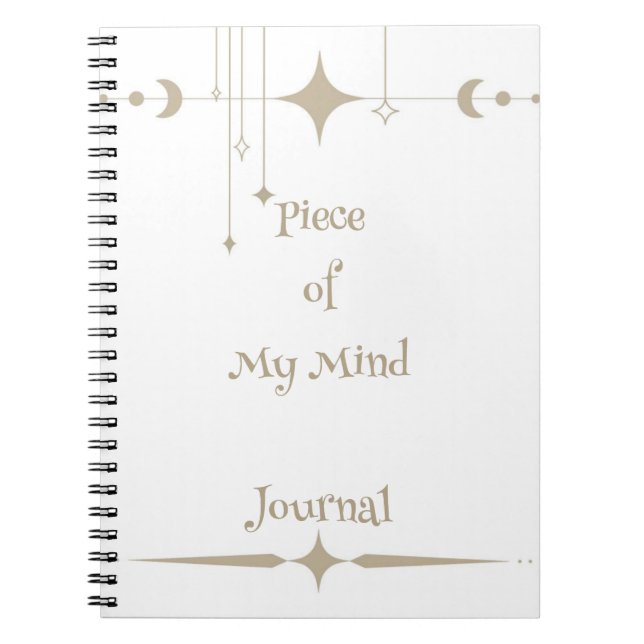 Cuaderno Pieza de mi mente (Frente)