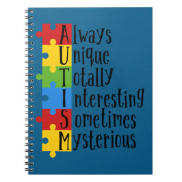Cuaderno Piezas de autismo